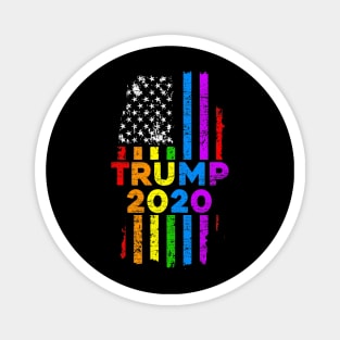 Lgbt Flag Gay For Trump 2020 Magnet